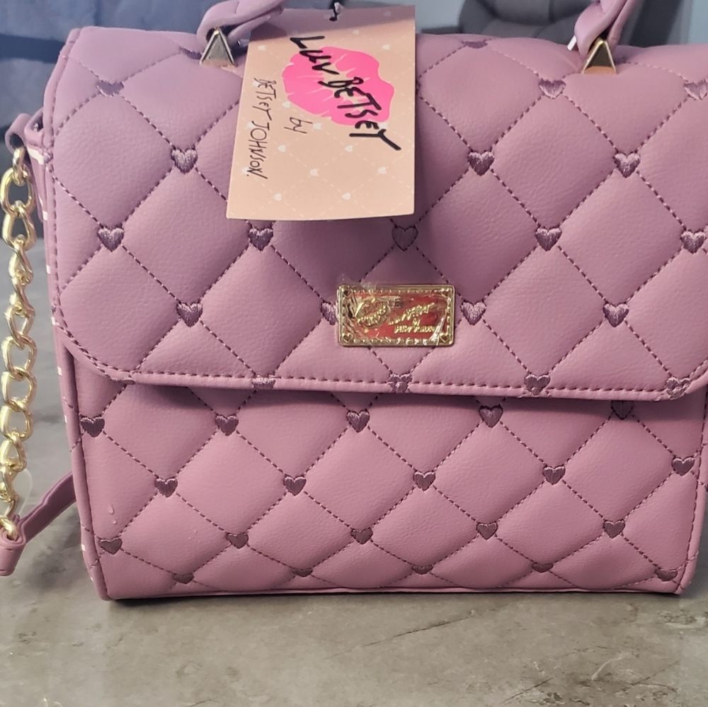Pink cross body by Betsy Johnson